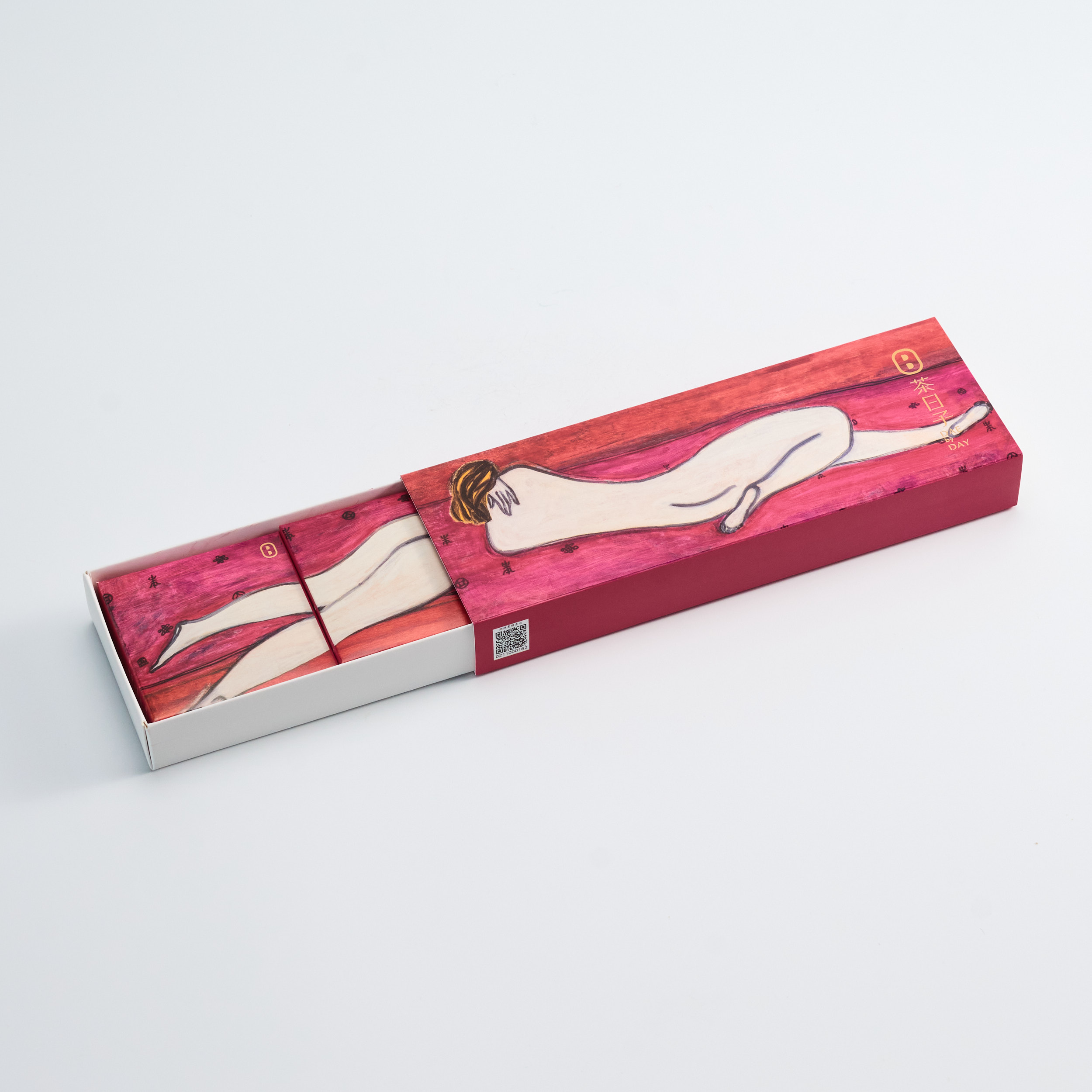 小日茶禮盒-常玉 雙人像 Little Day Tea Gift Set SANYU 『Two Nudes on a Red Tapestry』