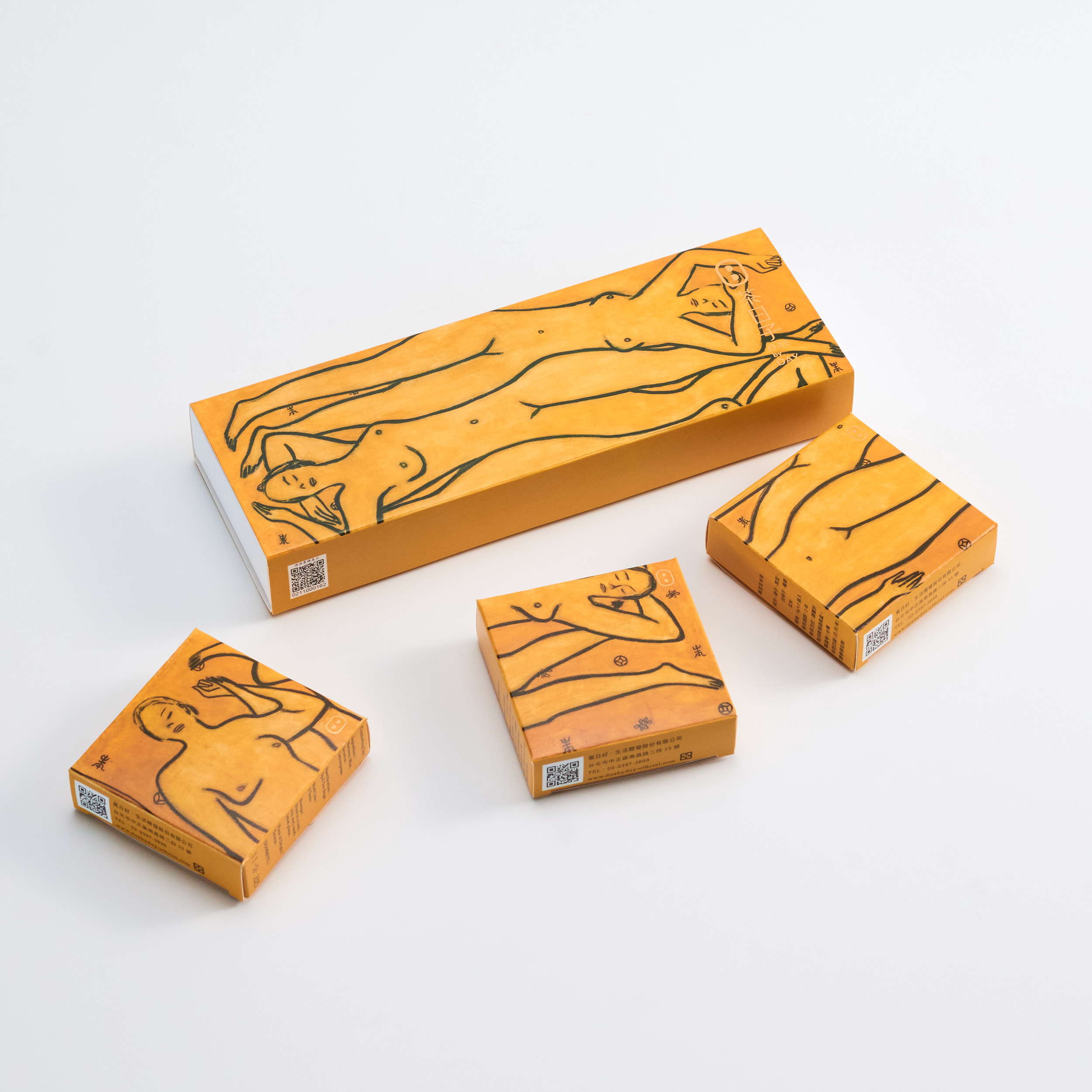 小日茶禮盒-常玉 四女裸像 Little Day Tea Gift Set SANYU 『Four Nudes Sleeping on a Gold Tapestry』